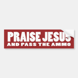 Piedere Jezus Ammo Bumpersticker