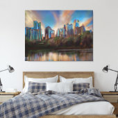 Piedmont Park, Atlanta, Georgia - Canvas (Insitu (Slaapkamer))