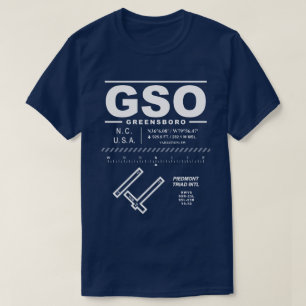 Piedmont Triad International Airport GSO T-shirt