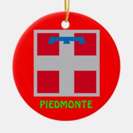 Piedmonte, Italië kerstversiering Keramisch Ornament