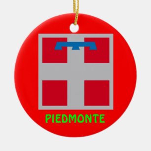 Piedmonte, Italië kerstversiering Keramisch Ornament
