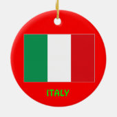 Piedmonte, Italië kerstversiering Keramisch Ornament (Achterkant)