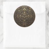 Piedra del Sol Azteca Ronde Sticker (Tas)
