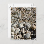 Piedras de la playa briefkaart (Voorkant / Achterkant)