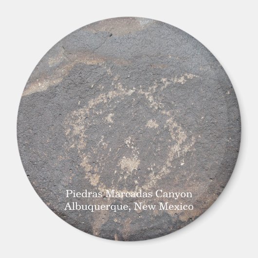 Piedras Marcadas-canyon Magneet (Voorkant)