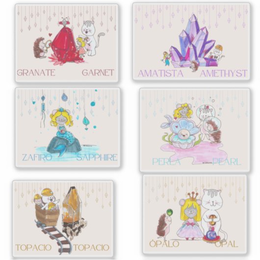 Piedras natales sticker (Voorkant)