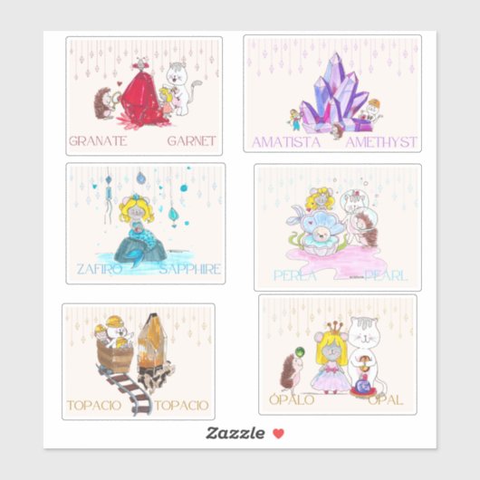 Piedras natales sticker (Vel)