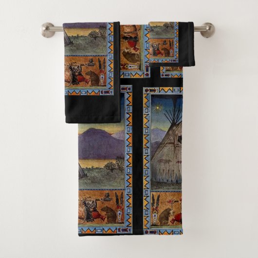 "Piegan-Blackfoot" Bad Handdoek (Insitu)