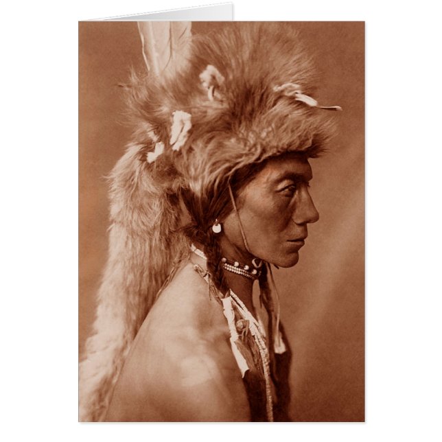Piegan Blackfoot Native American Man (Voorkant)