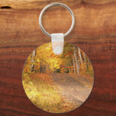 Piek Herfst Foliage Season in the U.P. Sleutelhanger (Voorkant)