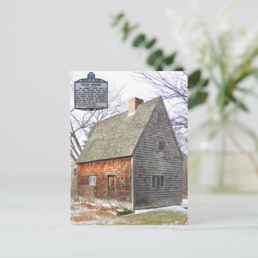 Piek huis ~ briefkaart (Staand voorkant)