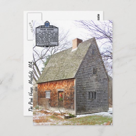 Piek huis ~ briefkaart (Voorkant / Achterkant)