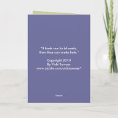 piek met blauwe bessen kaart (Achterkant)