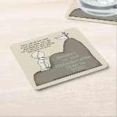 Piek naar Peak Kartonnen Onderzetters (Schuin)