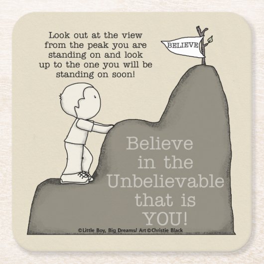 Piek naar Peak Kartonnen Onderzetters (Voorkant)