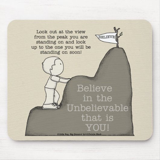 Piek naar Peak Muismat (Voorkant)