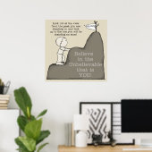 Piek naar Peak Poster (Thuiskantoor)