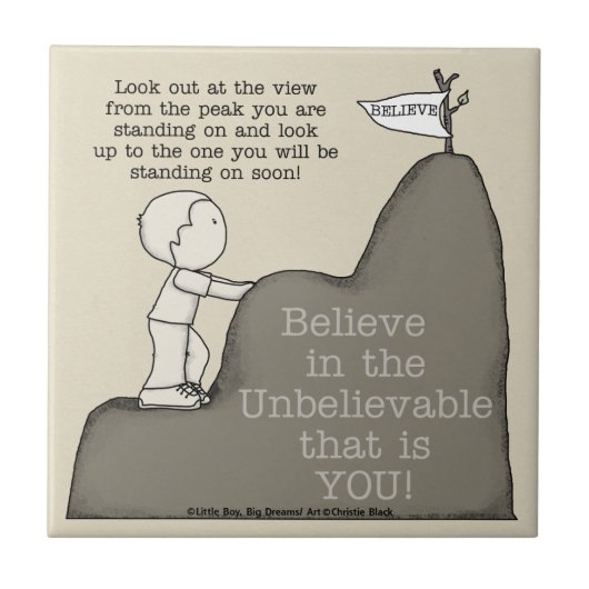 Piek naar Peak Tegeltje (Voorkant)