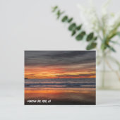 Piek Zonsondergang - Marina Del Rey, CA Briefkaart (Staand voorkant)