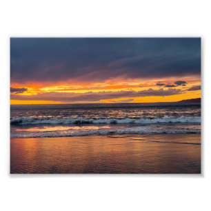 Piek Zonsondergang - Marina Del Rey, CA Foto Afdruk
