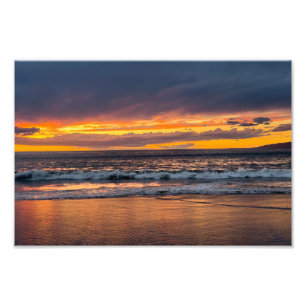 Piek Zonsondergang - Marina Del Rey, CA Foto Afdruk