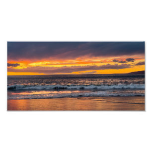 Piek Zonsondergang - Marina Del Rey, CA Foto Afdruk