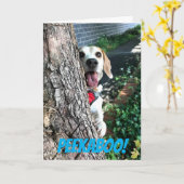 PIEKABOE KAART (Gele Bloem)