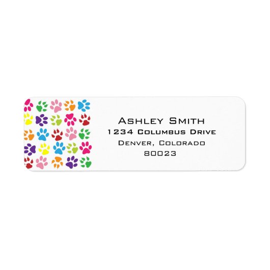 Piekafdrukpatroon instellen etiket (Voorkant)