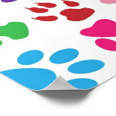 Piekafdrukpatroon instellen poster (Hoek)