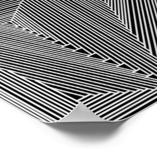 Pieken en troggen poster (Hoek)