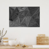 Pieken en troggen poster (Keuken)