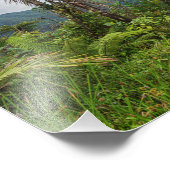 Pieken en valleien van el-yunque foto afdruk (Hoek)