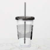 Pieken en wolken acryl drinkbeker (Rechts)