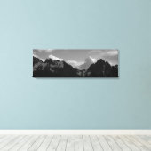 Pieken en wolken canvas afdruk (Insitu (Houten vloer))