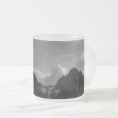 Pieken en wolken matglas koffiemok (Voorkant rechts)
