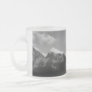 Pieken en wolken matglas koffiemok