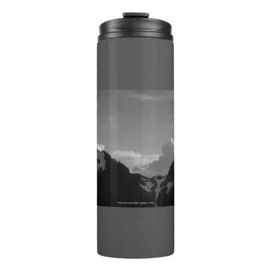Pieken en wolken thermosbeker (Voorkant)