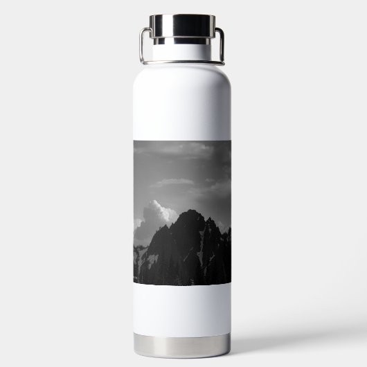 Pieken en wolken waterfles (Achterkant)