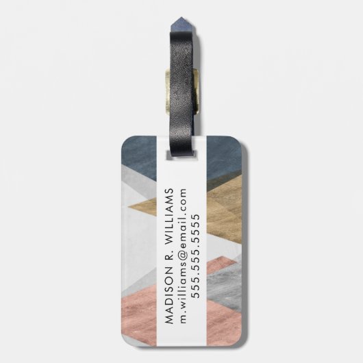 Pieken II Bagagelabel (Achterkant verticaal)