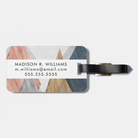 Pieken II Bagagelabel (Achterkant horizontaal)