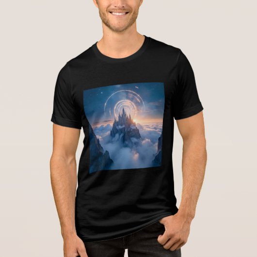 Pieken In De Lucht Tri-Blend Shirt (Voorkant)