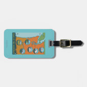 Pieken in het noordwesten - 5 verschillende bergen bagagelabel (Voorkant horizontaal)