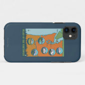 Pieken in het noordwesten - 5 verschillende bergen Case-Mate iPhone case (Achterkant (horizontaal))