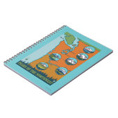 Pieken in het noordwesten - 5 verschillende bergen notitieboek (Linkerzijde)