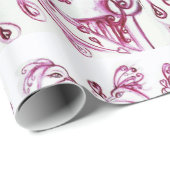 PIEKEN IN LIEFDE, Rood Paars wit Cadeaupapier (Rol Hoek)