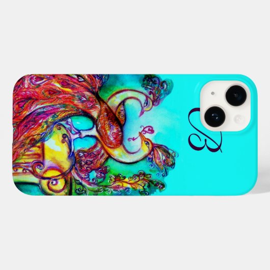 PIEKEN IN LOVE MONOGRAM Case-Mate iPhone CASE (Achterkant (horizontaal))