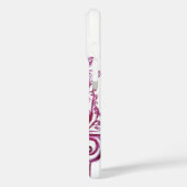 PIEKEN IN LOVE MONOGRAM Rood en Wit Case-Mate iPhone Case (Achterkant / Links)