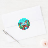 PIEKEN IN LOVE MONOGRAM sparen de Datum Ronde Sticker (Envelop)