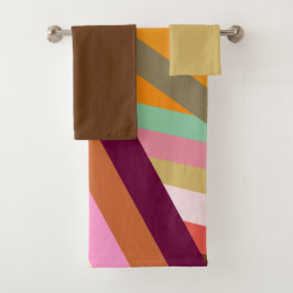 Pieken van de jaren zeventig bad handdoek