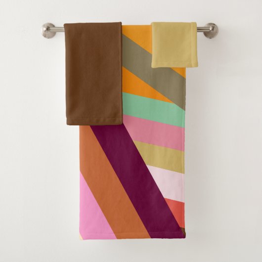 Pieken van de jaren zeventig bad handdoek (Insitu)